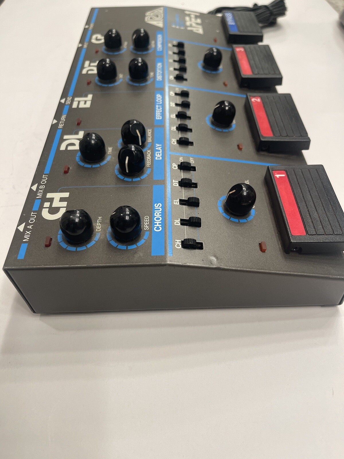Aria APE-1 Chorus Delay Distortion Compressor Rare Vintage Multi Effects Pedal