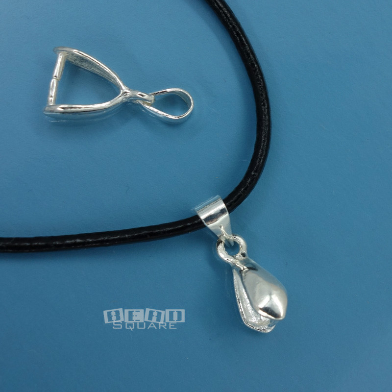 2 Sterling Silver Arrow Pendant Bail Clasp Connectors 4.5mm x 18mm #33477