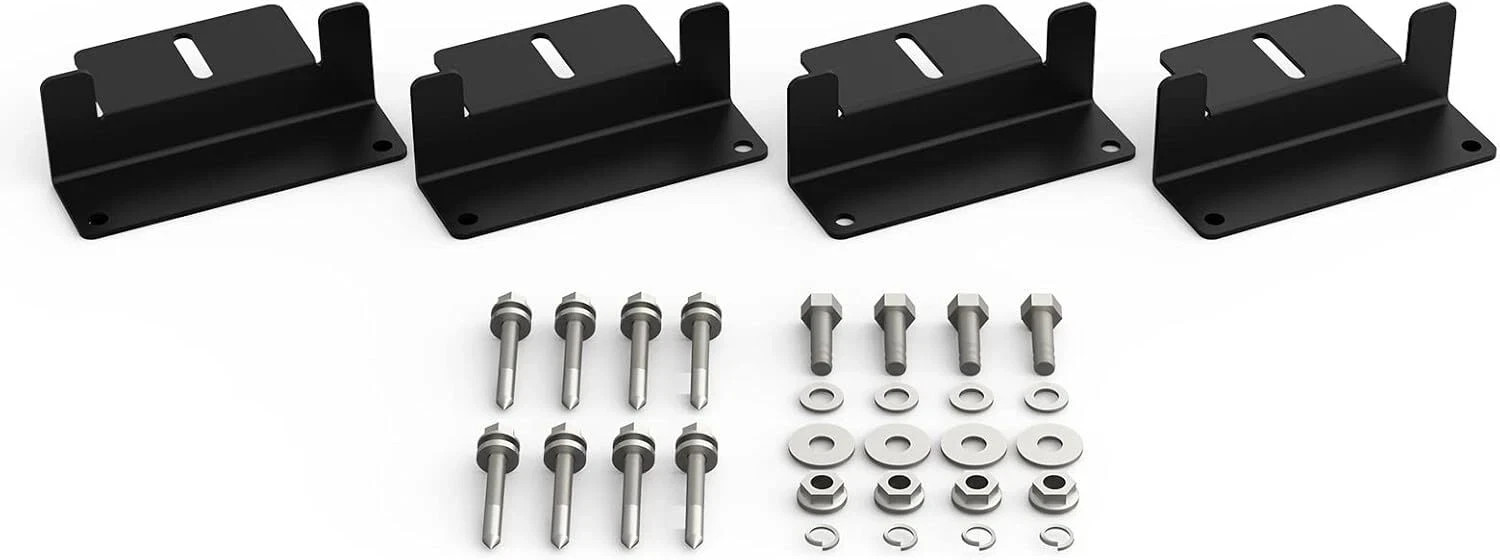 Genuine EcoFlow Rigid Solar Panel Mounting Feet With Screws Washers And Nuts