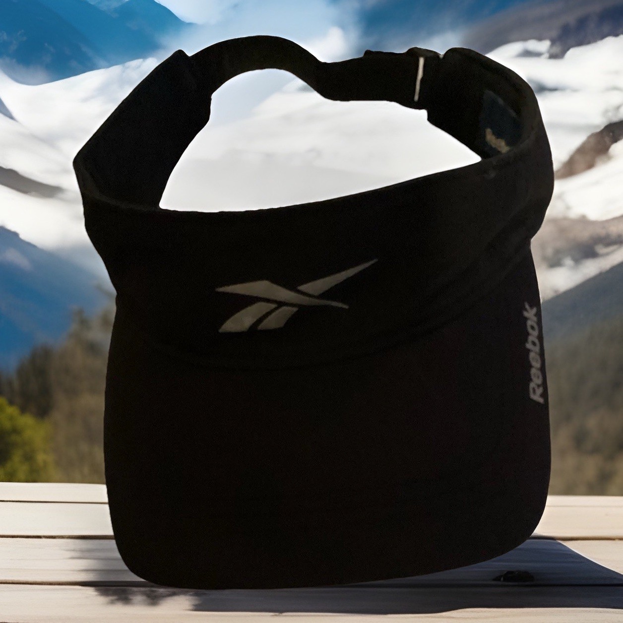 Reebok Unisex Black Sports Visor Cap