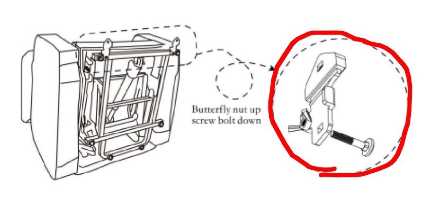 Metal Support Feet To Stabilize Lift Chairs, New