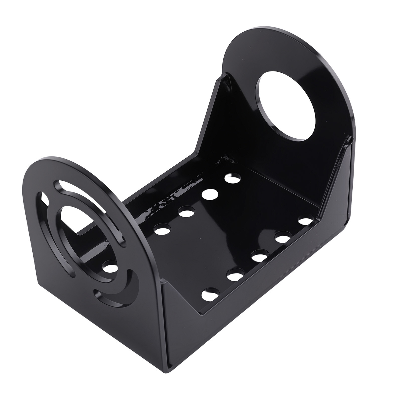 Side Mount Trailer Jack Bracket Kit Steel 3-Bolt Pattern A-Frame Design