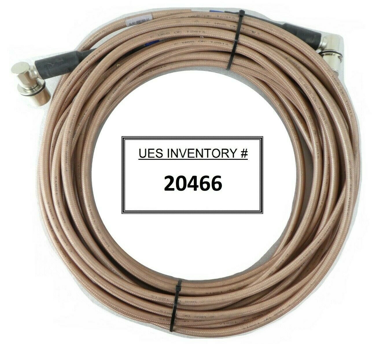 TEL Tokyo Electron 2L41-000183-11 RF Coaxial Cable 25.70M 84 Foot Working Spare