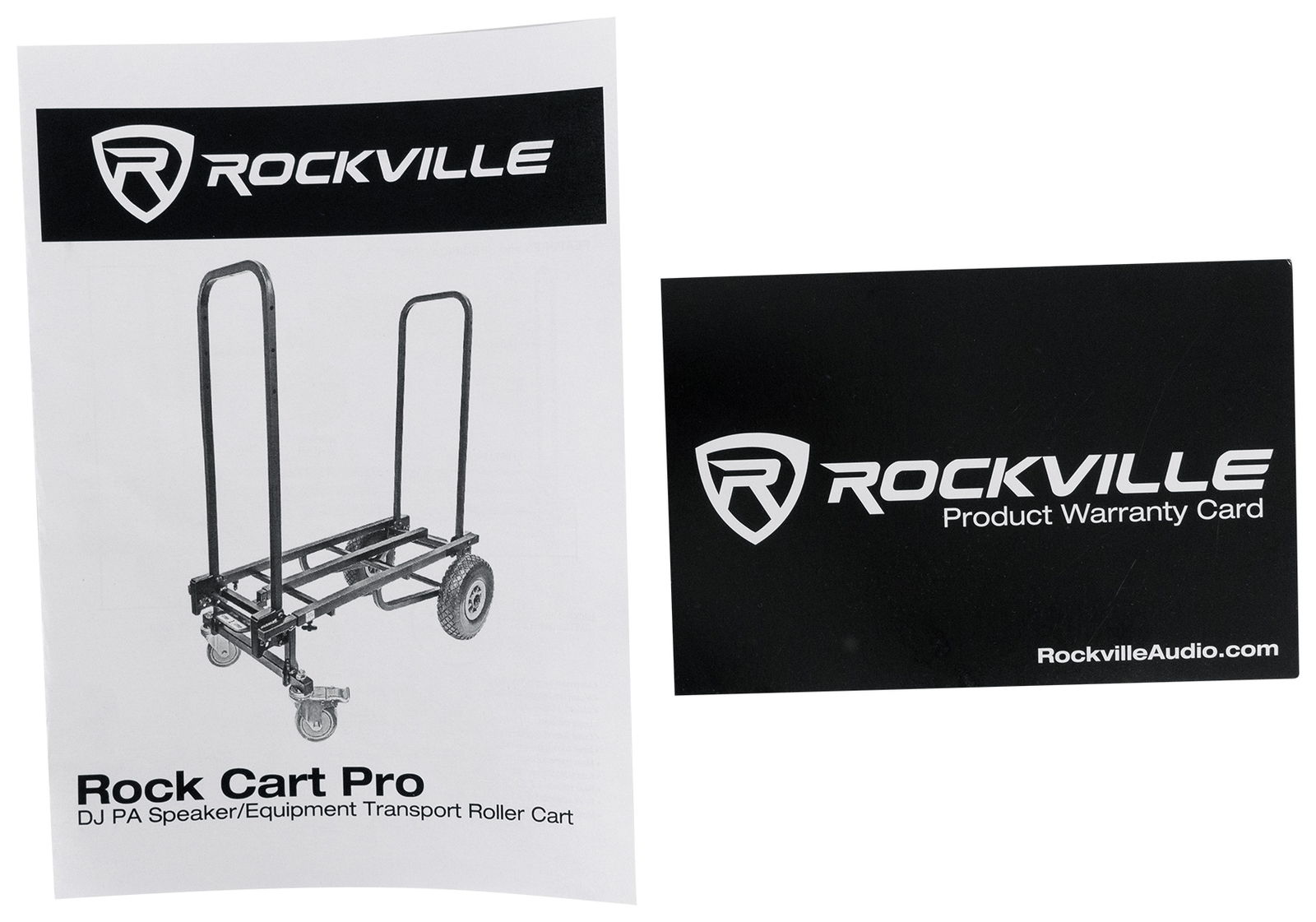 Rockville Rock Cart Pro DJ Equipment Transport Roller Car 700 LB Capacity