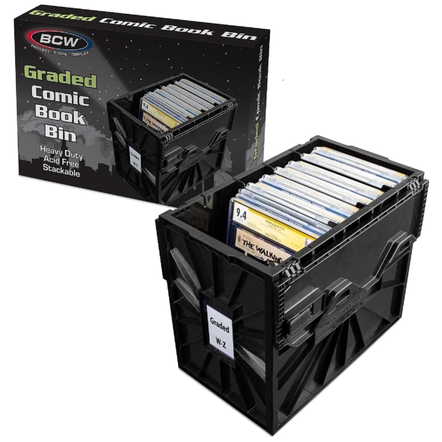 Comic Book Storage Solution – Holds 30 Graded Comics