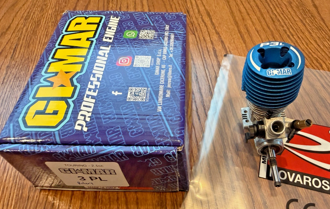Novarossi Gimar 3PL 3 Port .12  ROTARY CARB SG Shaft Engine Touring (Classic RC)