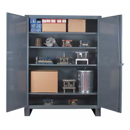 Durham Mfg Hdc-247278-4S95 Shelving Storage Cabinet, 78 In H, 72 In W, 24 In D,