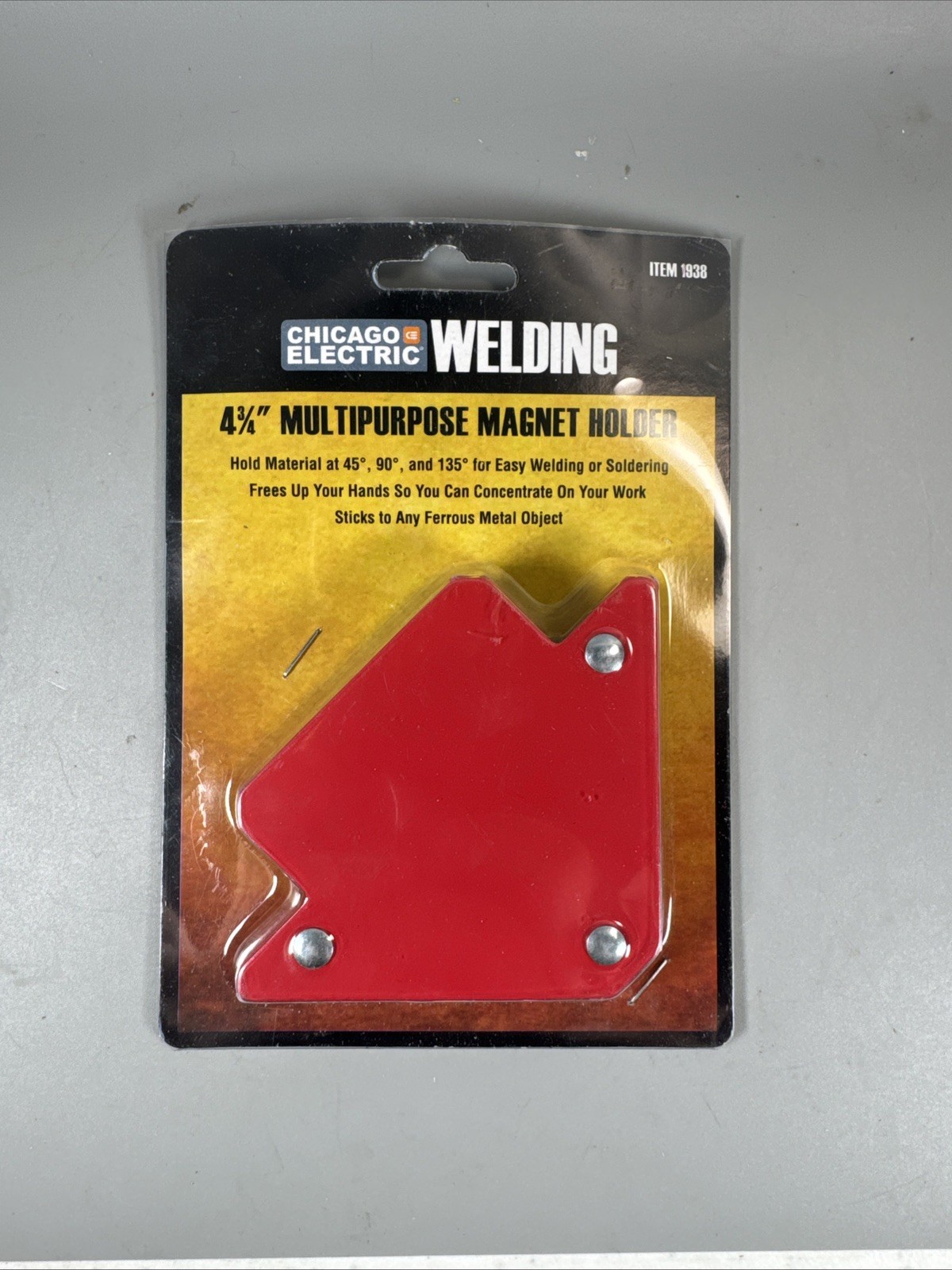 Chicago Welding Electric Red Welding 4 3/4" Multipurpose Magnet Holder NIP