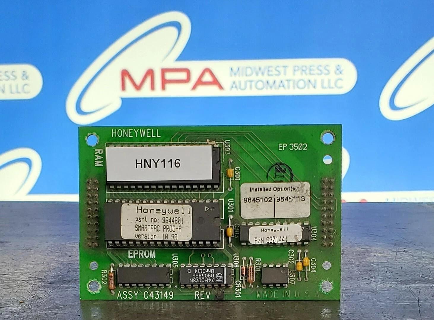 Wintriss Honeywell C43149 Circuit Board
