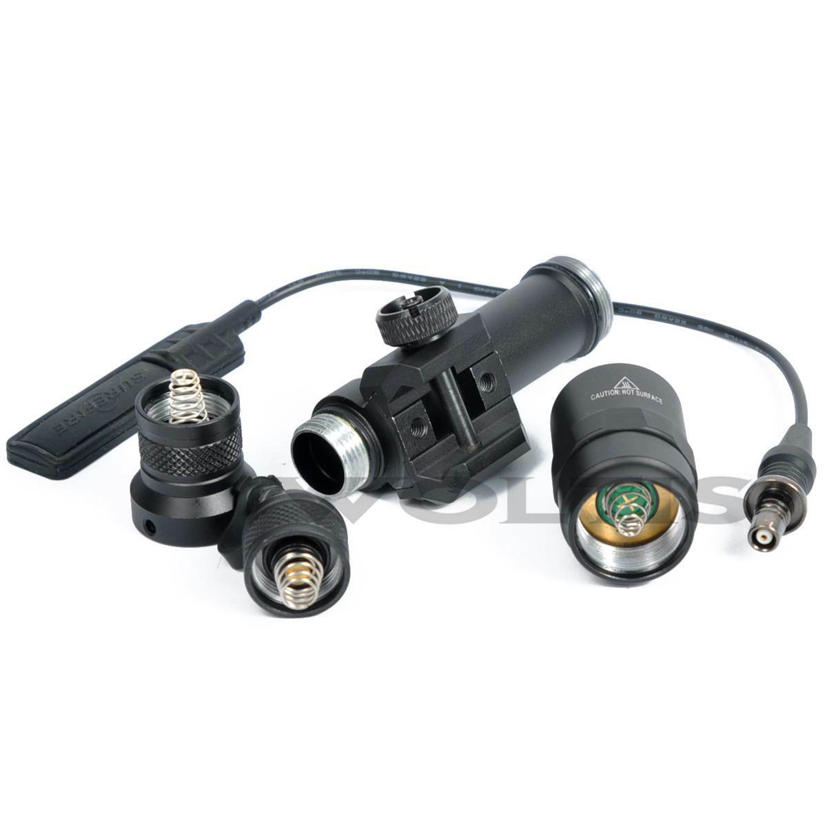 M600B Flashlight Tactical Mini Scout Light LED Flashlight W/ Tail Switch