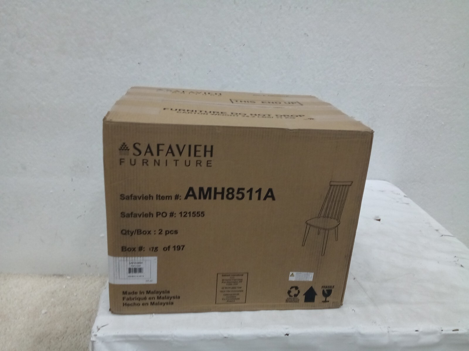 Safavieh Burris Side Chair, Reduced Price 2172716092 AMH8511A-SET2