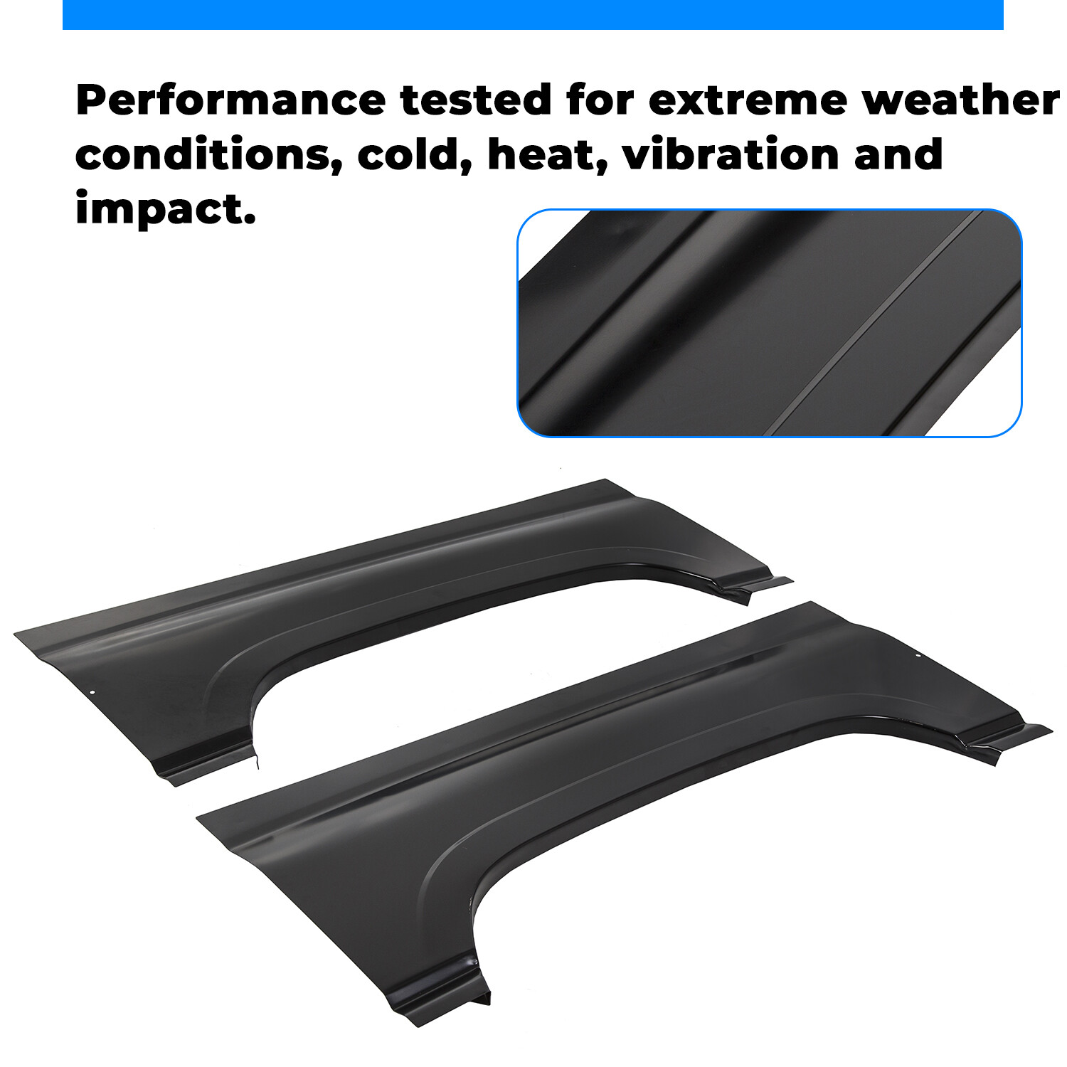 Bed Rear Wheel Arch Repair Patch Panel Pair For 94-01 Dodge Ram 1500 2500 3500