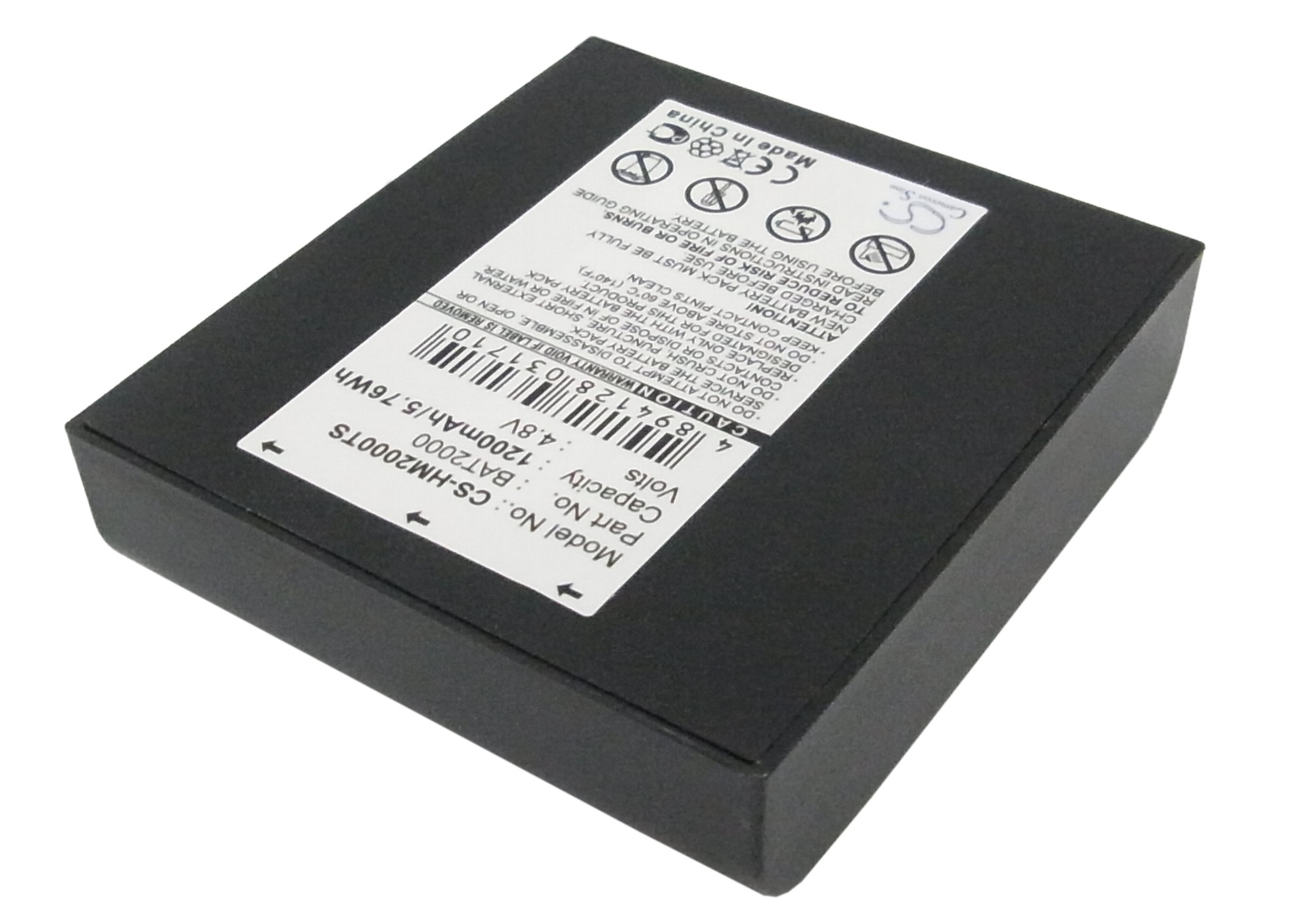 1200mAh 5.76Wh Battery for HME COM 2000 P/N: BAT2000
