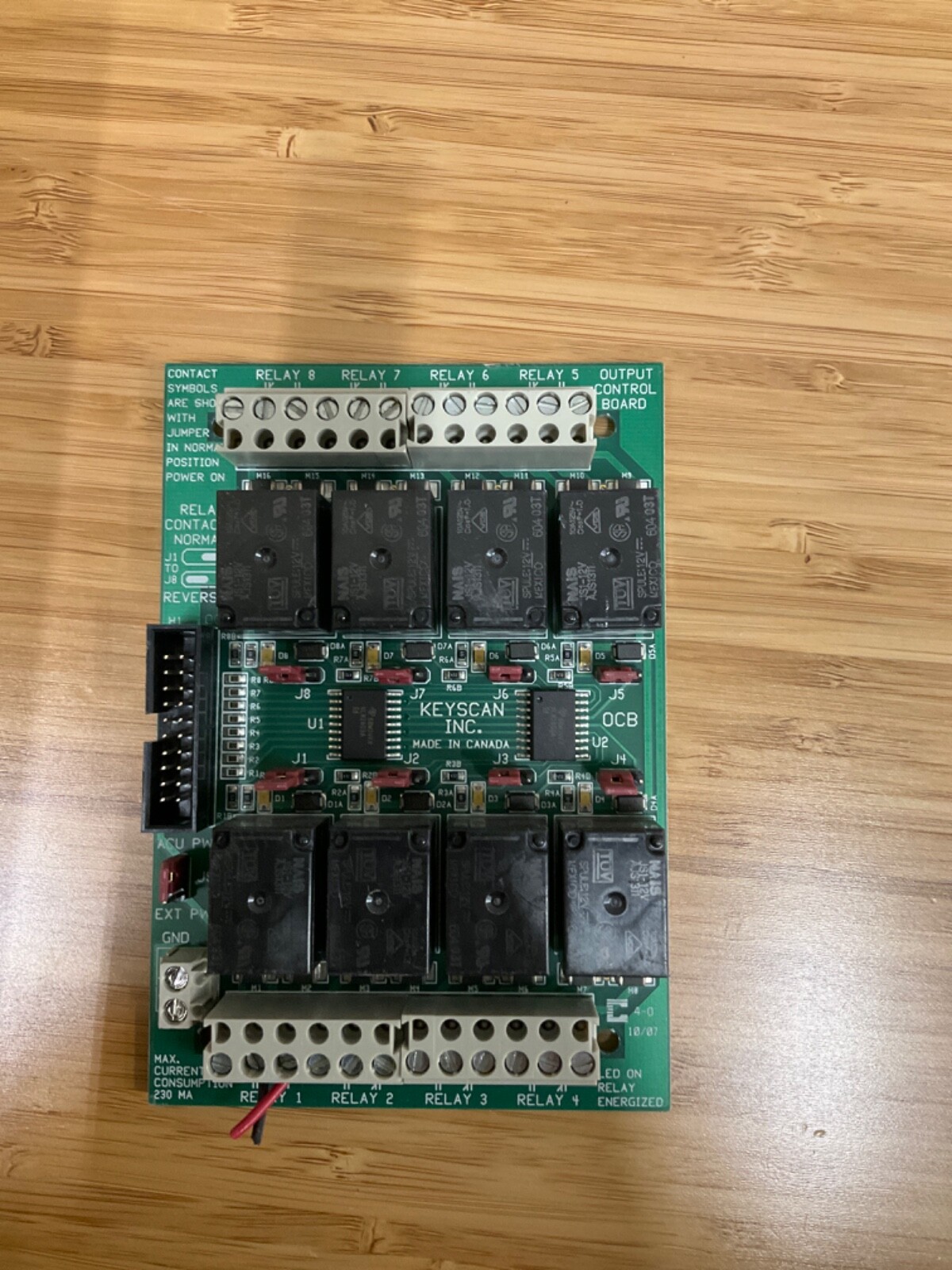 Keyscan Inc. Output Control Board OCB