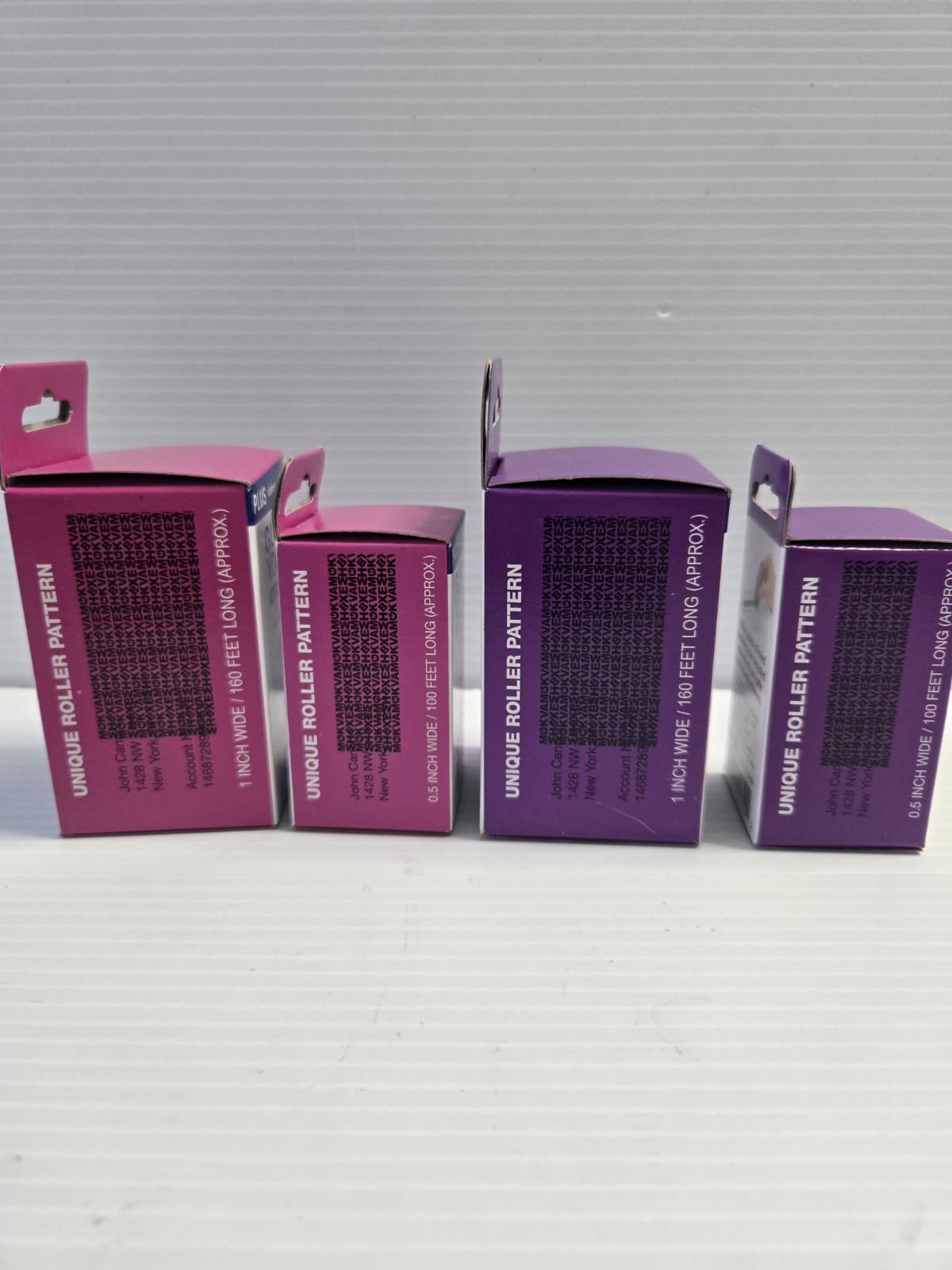 PLUS Guard Your ID Security Stamp 4 Pack Advanced & Advanced Wide Pink Purple...