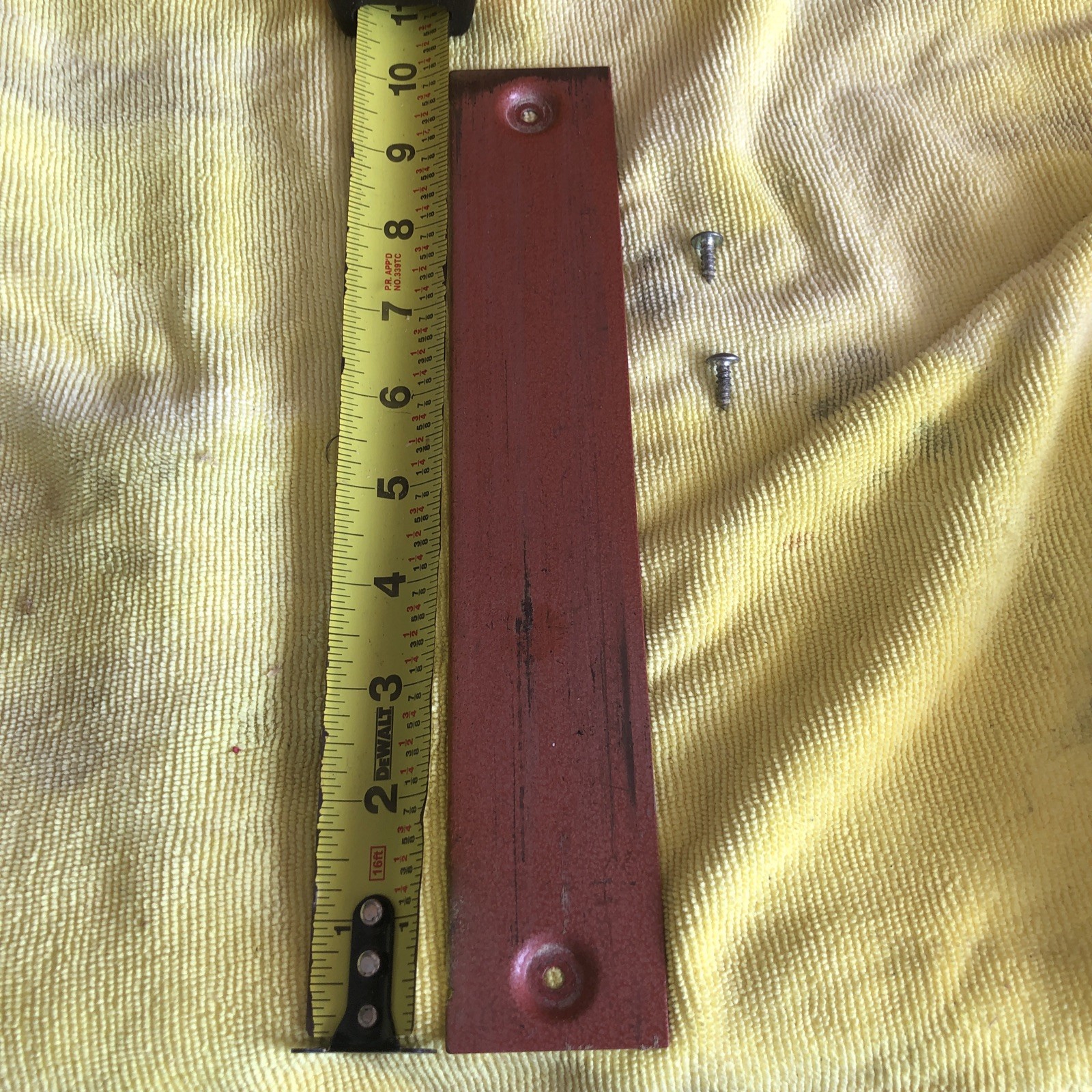 Skilsaw Model 3400 Throat Plate Insert 10.25” By 1 7/8” Good Used Condition