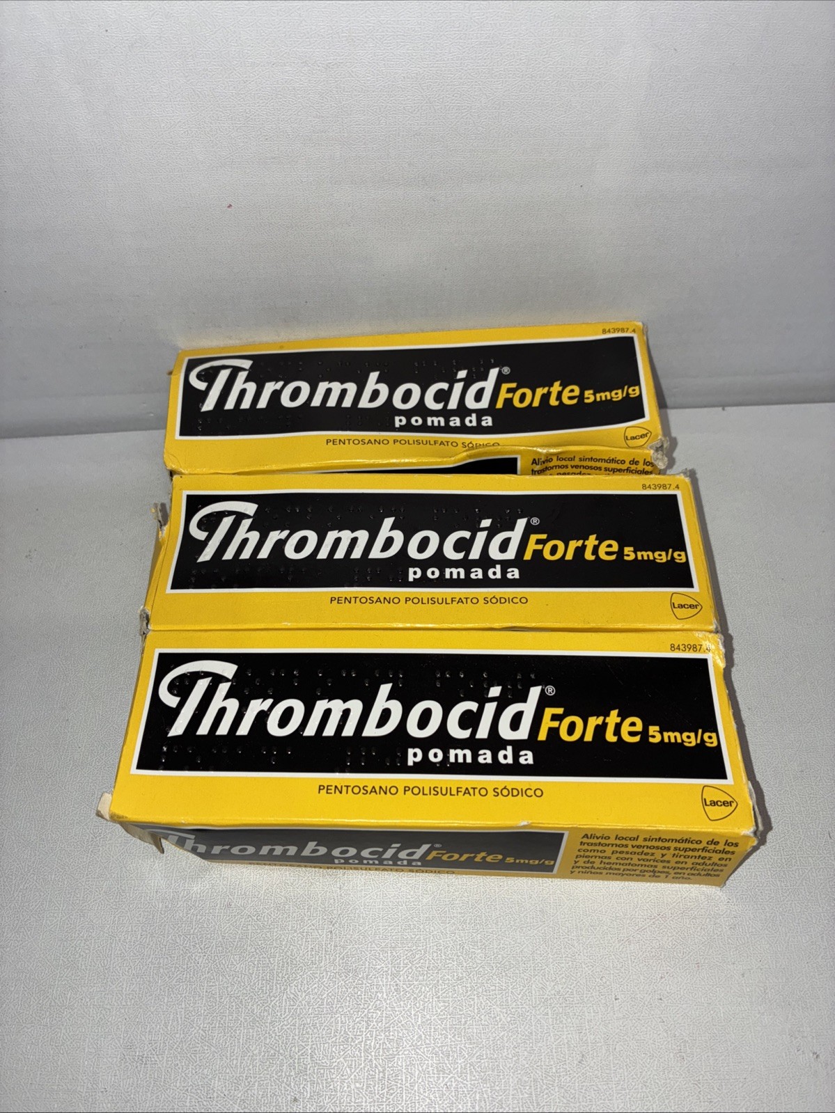 Lot Of 3-Alivio Venoso para Varices y Hematomas en Piernas con Pentosano