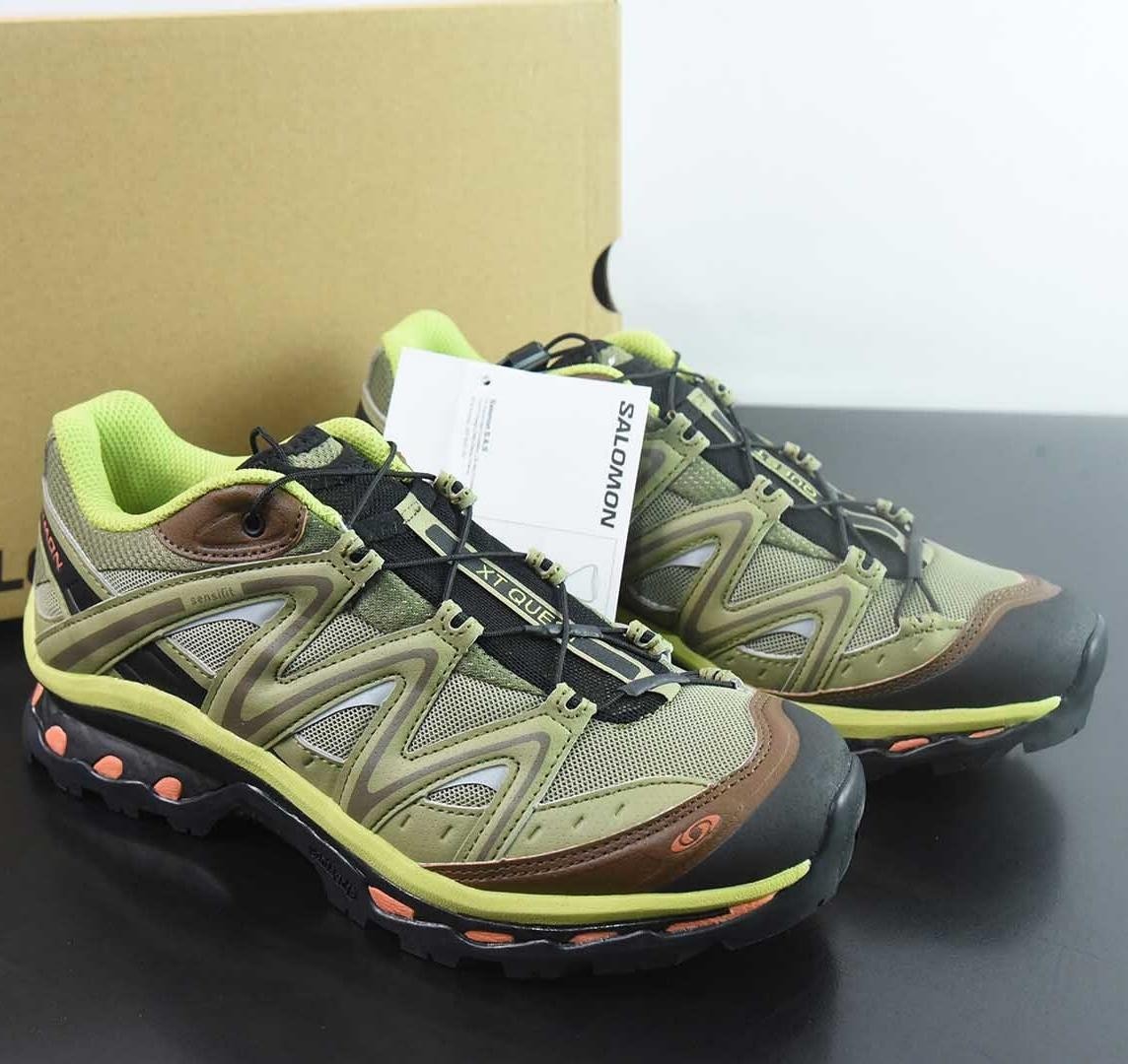 491258 Salomon XT-Q Olive Brown Orange