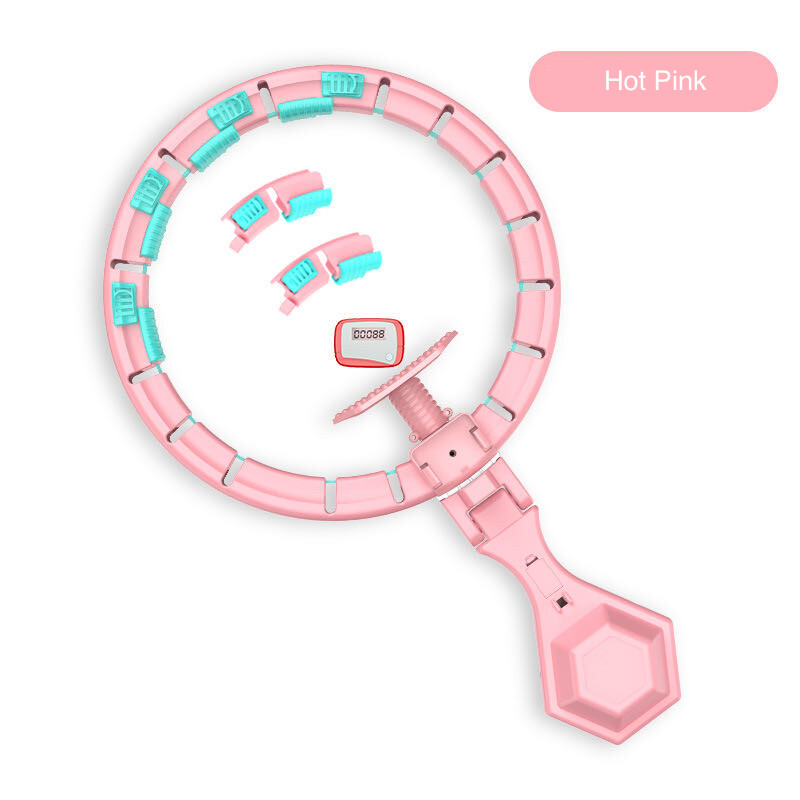 Intelligent Hula Hoop no-fall design w/ automatic spin counter - Summer Fitness