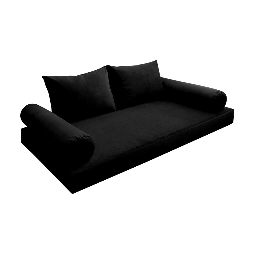 COVER ONLY Model V1 TwinXL Velvet KnifeEdge Indoor Daybed Mattress Cushion AD374