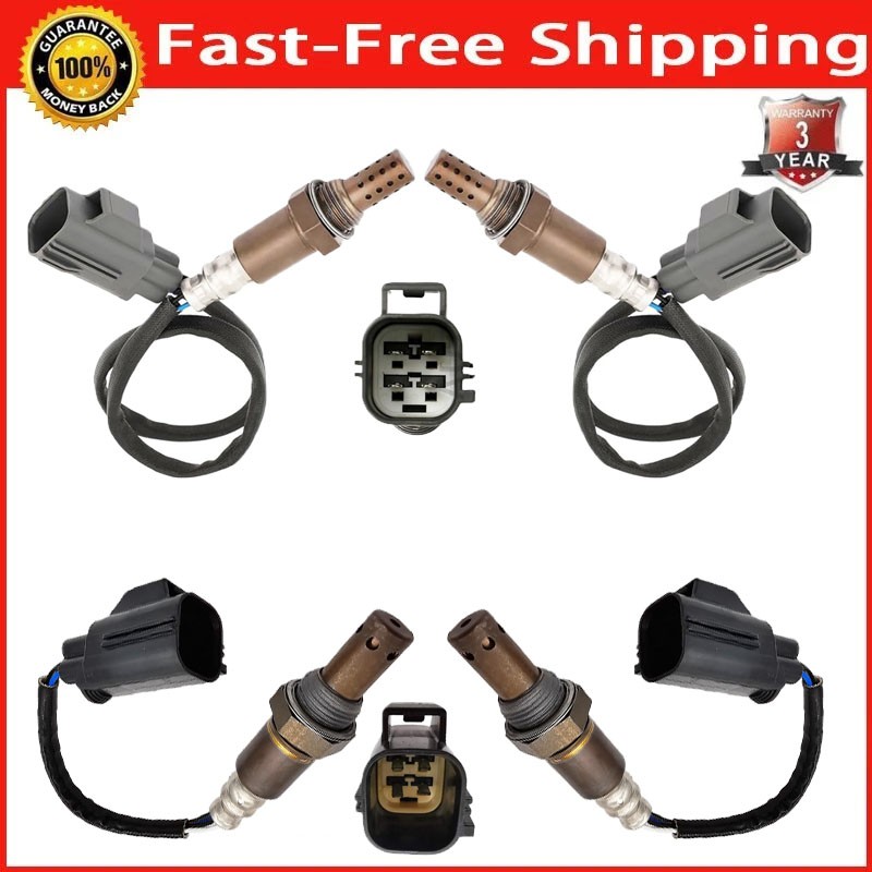 4x Upper+Lower Oxygen Sensors For LAND ROVER RANGE ROVER SPORT 4.4L V8 2007-2009