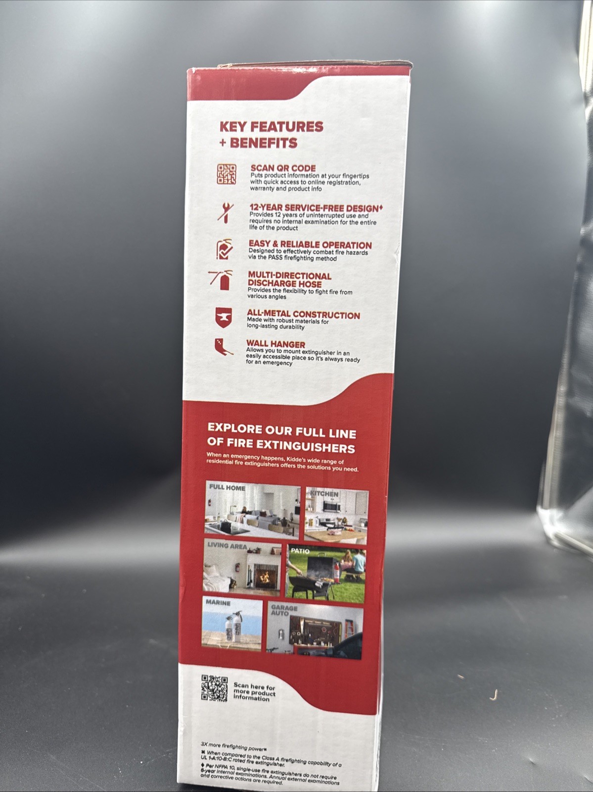 Kidde Full Home Fire Extinguisher Model FX340SC-2 5LB