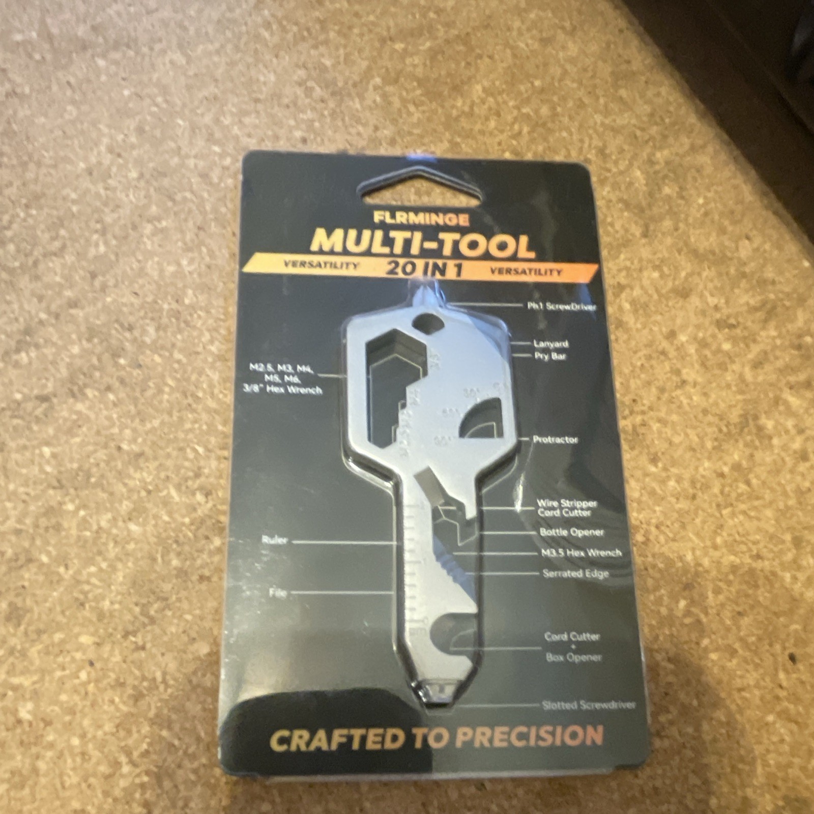 FLRMINGE 20-in-1 Stainless Steel Multi-Tool Key Tool, Model 20 IN 1