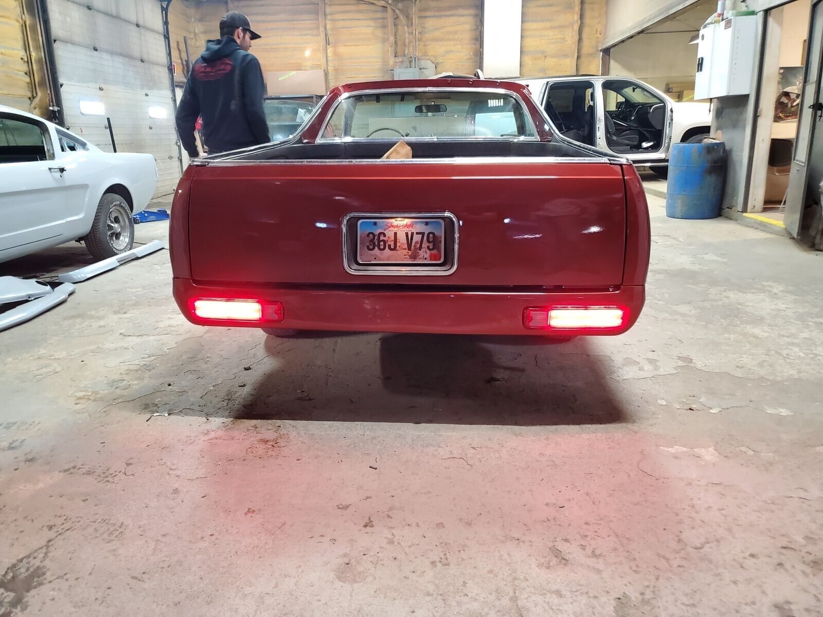 Fits: 1978-1987 El Camino Chevrolet Fiberglass Rear Roll Pan Bumper Cover
