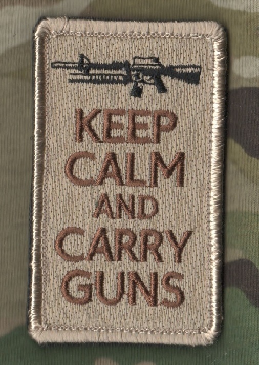 KANDAHAR WHACKER© ISAF SEAL SAS JTF2 KSK ODA KEEP CALM SERIES SSI: Carry Guns