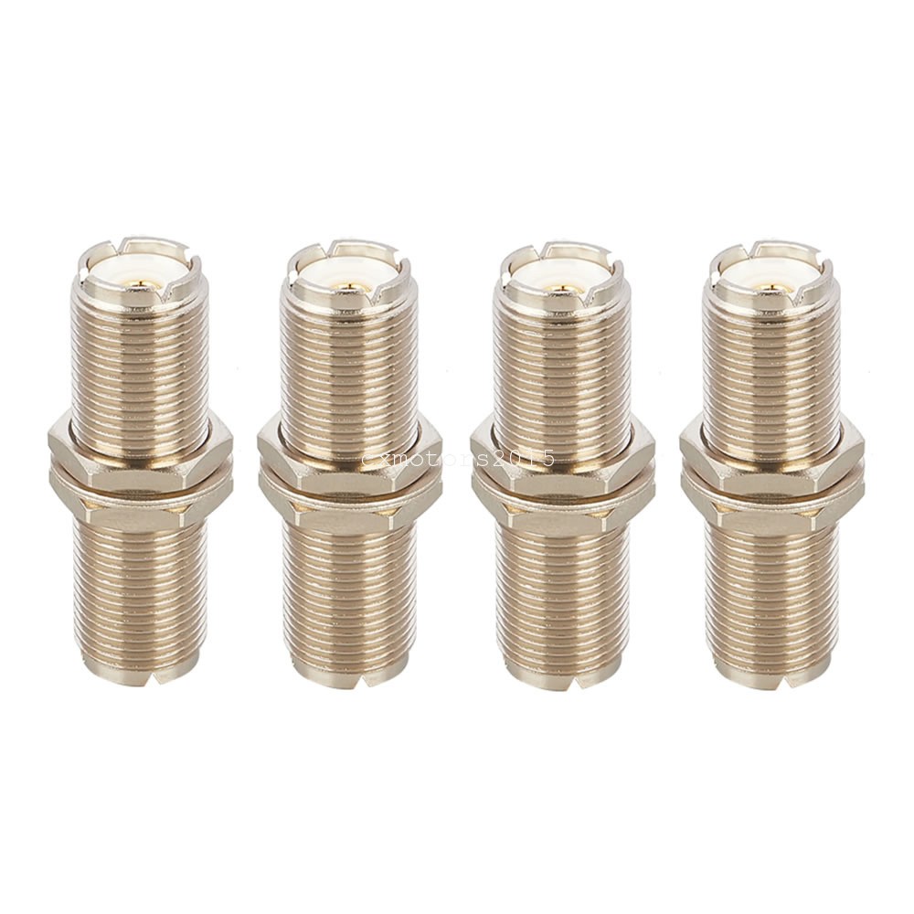 SO239 UHF Bulkhead RF Adapter Female to Female Coax Connector for CB Ham Radio