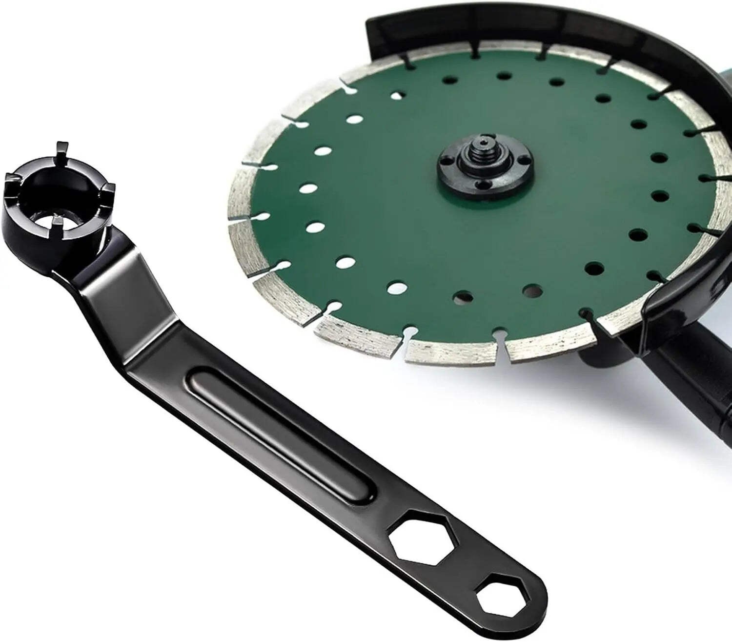 Dual Purpose Angle Grinder Four Claw Wrench High Hardness Grinding Wheel Tool