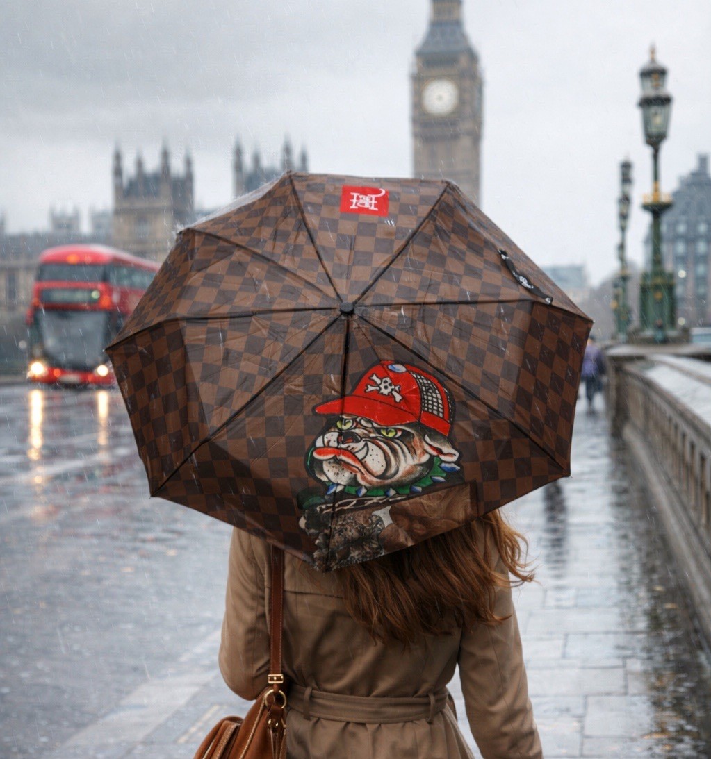 Ed Hardy Pitbull Umbrella