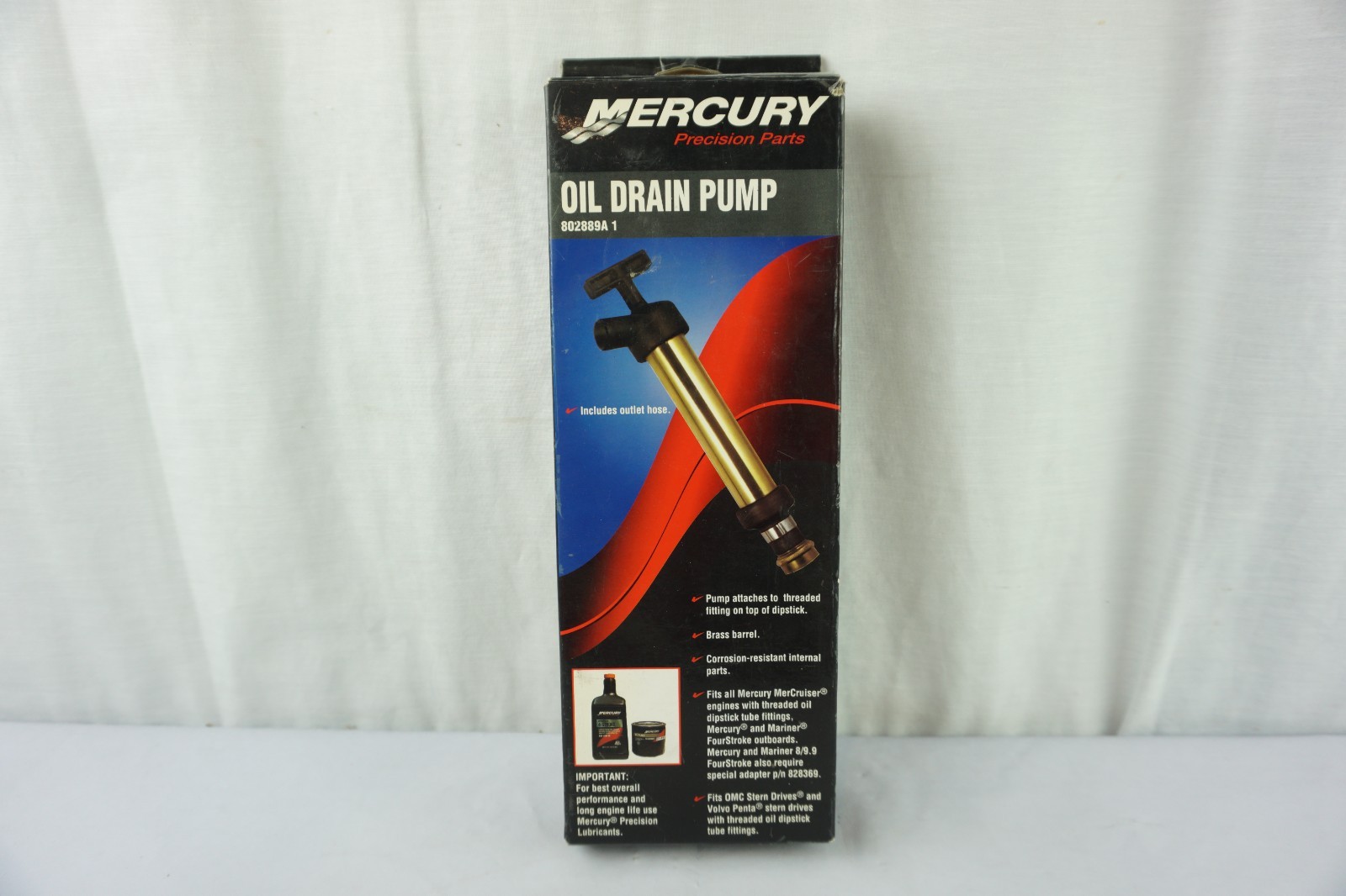 Mercruiser  Mercury Marine Engine Boat Motor Oil Change Pump 802889A1 NEW