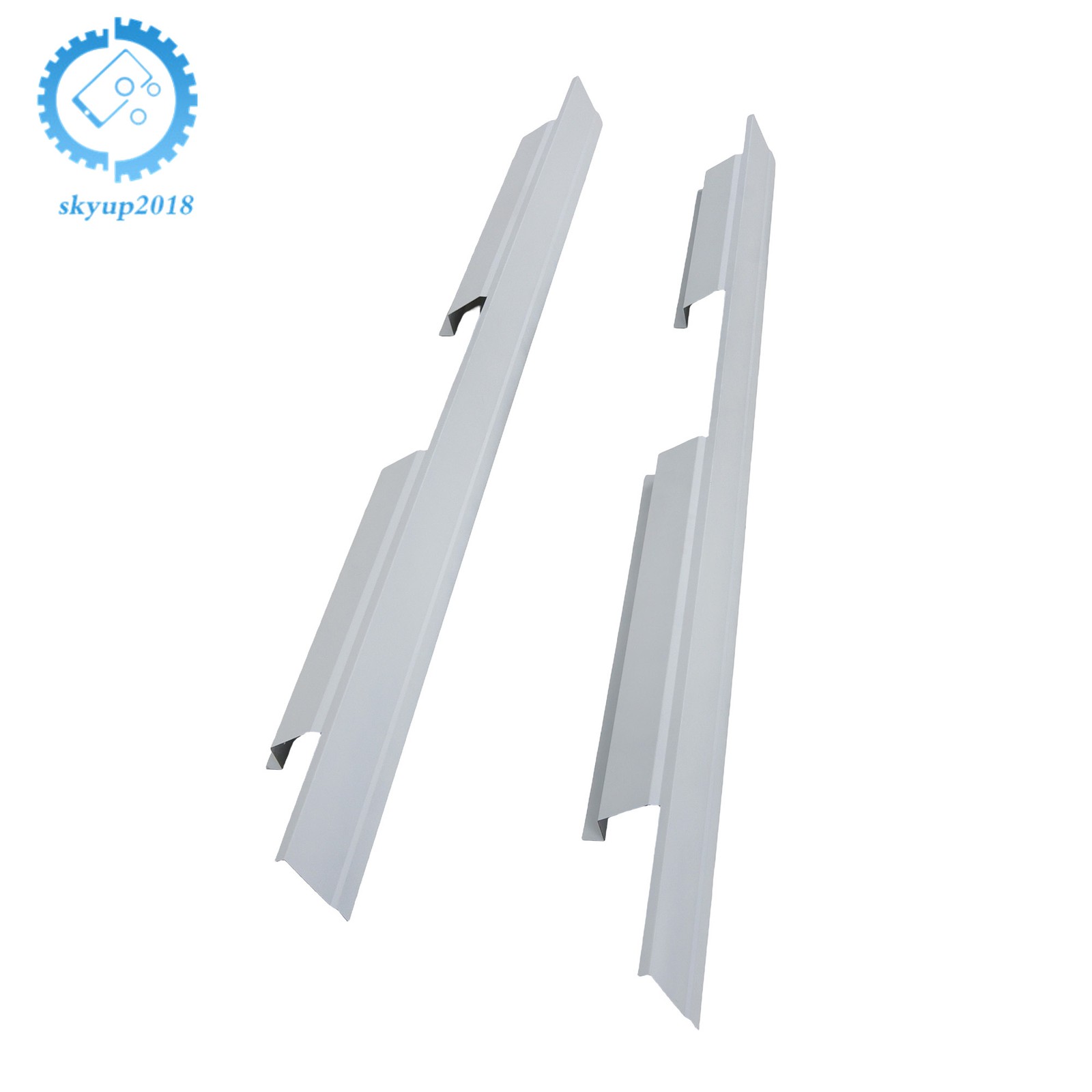 For Lincoln Navigator 2007-2017 Rocker Panels Left & Right Sides 2Pcs Steel Set