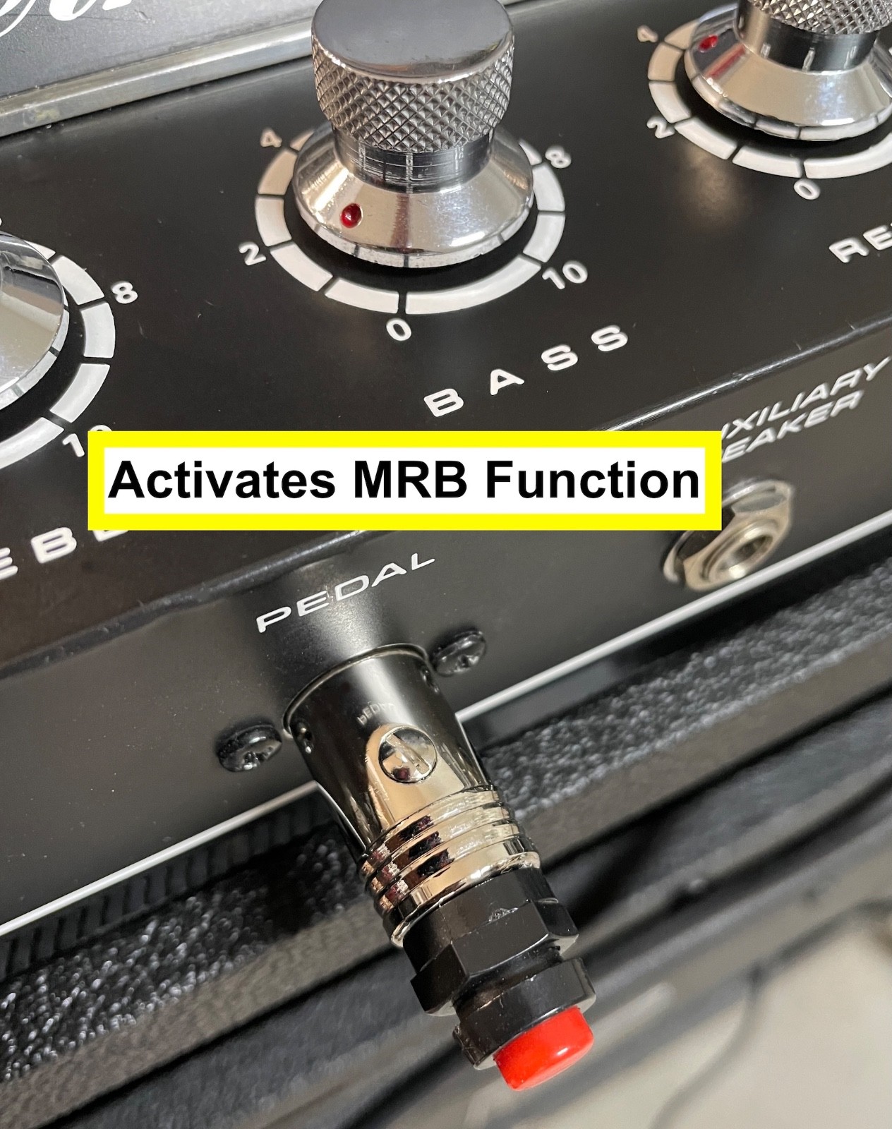 Vox MRB Bullet Switch Activates Feature on Cambridge and Berkeley with 6 PIN DIN