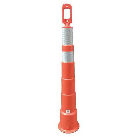 Zoro Select 03-750-64Hi Trim Line Channelizer, Hdpe, High-Intensity Prismatic,,