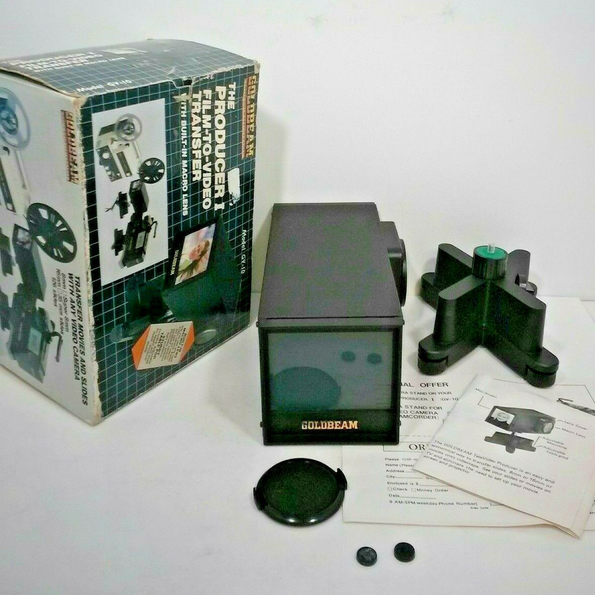 Goldbeam The Producer / Film To Video Transfer W/ Built In Macro Lens GV-10