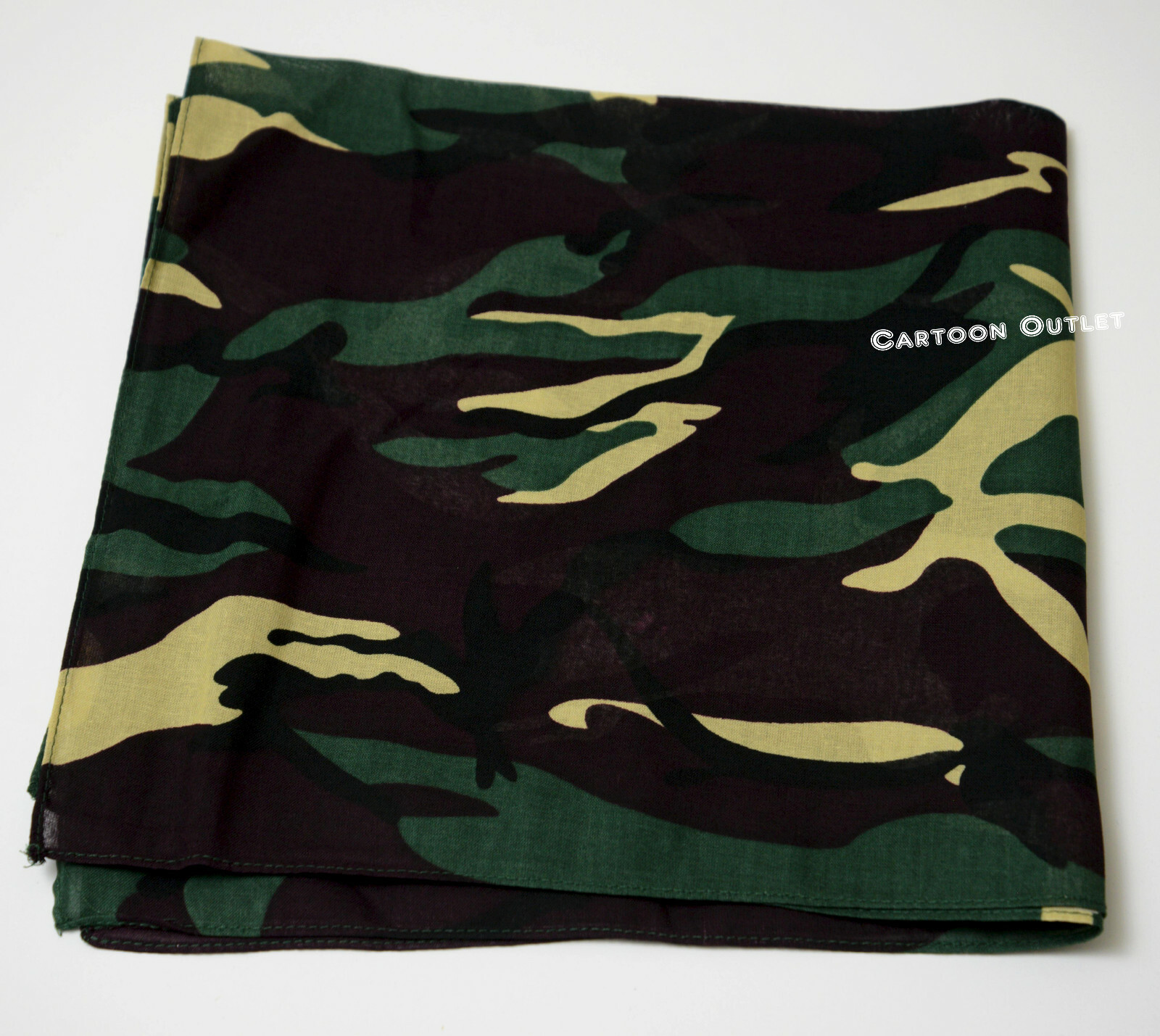 BANDANA CAMOUFLAGE HEAD NECK WRAP SCARF SCARVE COVER 2 SIDED CAMO PRINT BANDANA