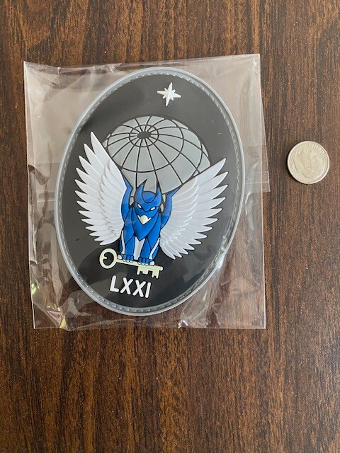 U.S. SPACE FORCE - 71st INTELL, SURVEILLANCE & RECON SQUADRON .. VINYL PATCH - X