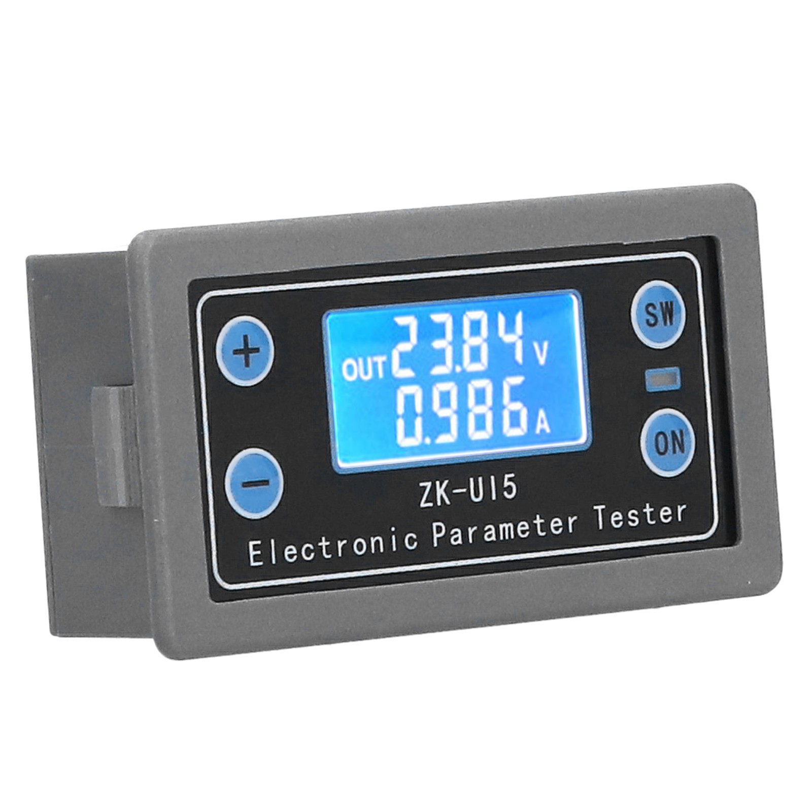ZKU15 Voltage Current Testing Meter LCD Digital Display Volt Ammeter CS