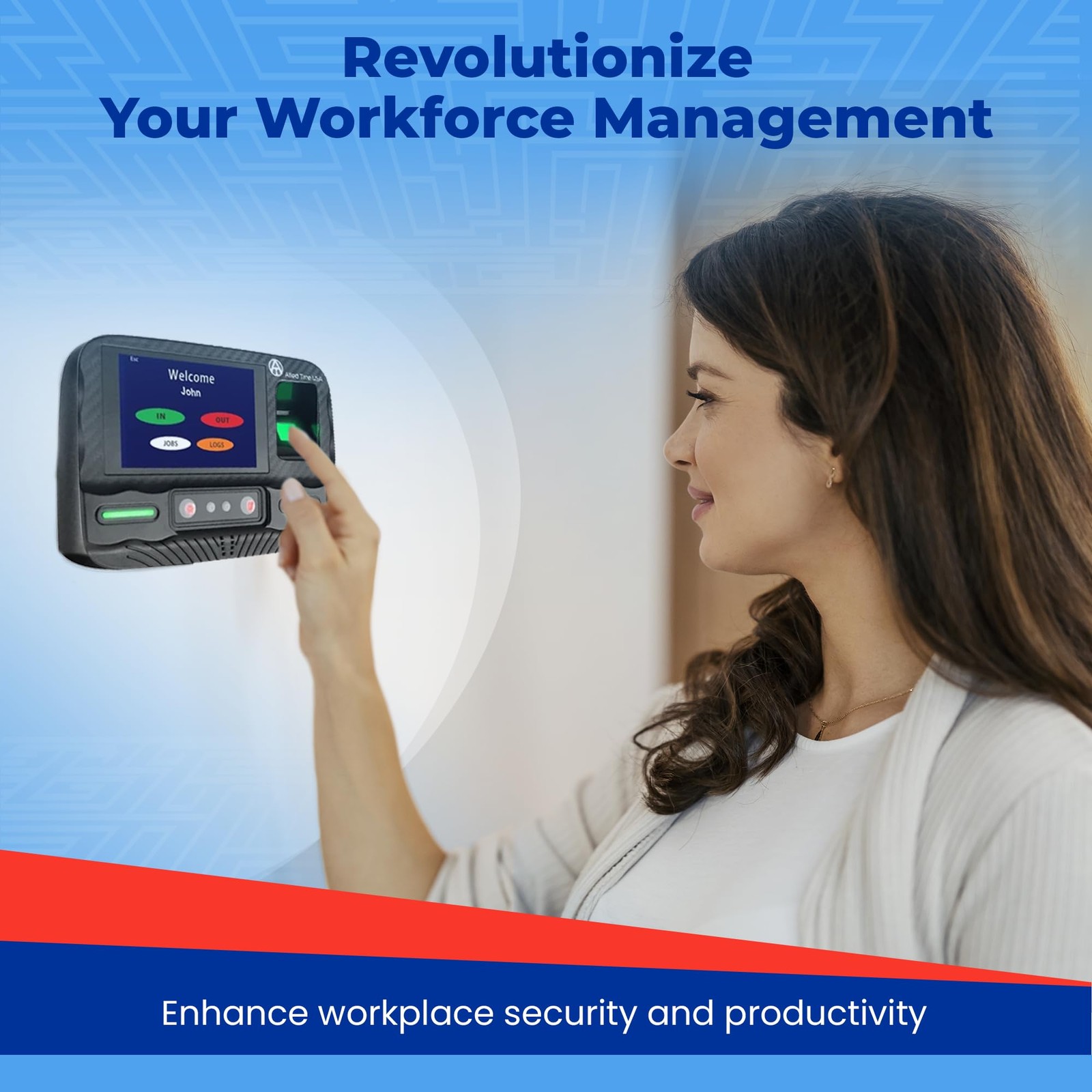 Biometric Time Clock for Employees Attendance - Subscription Clock in Machine...