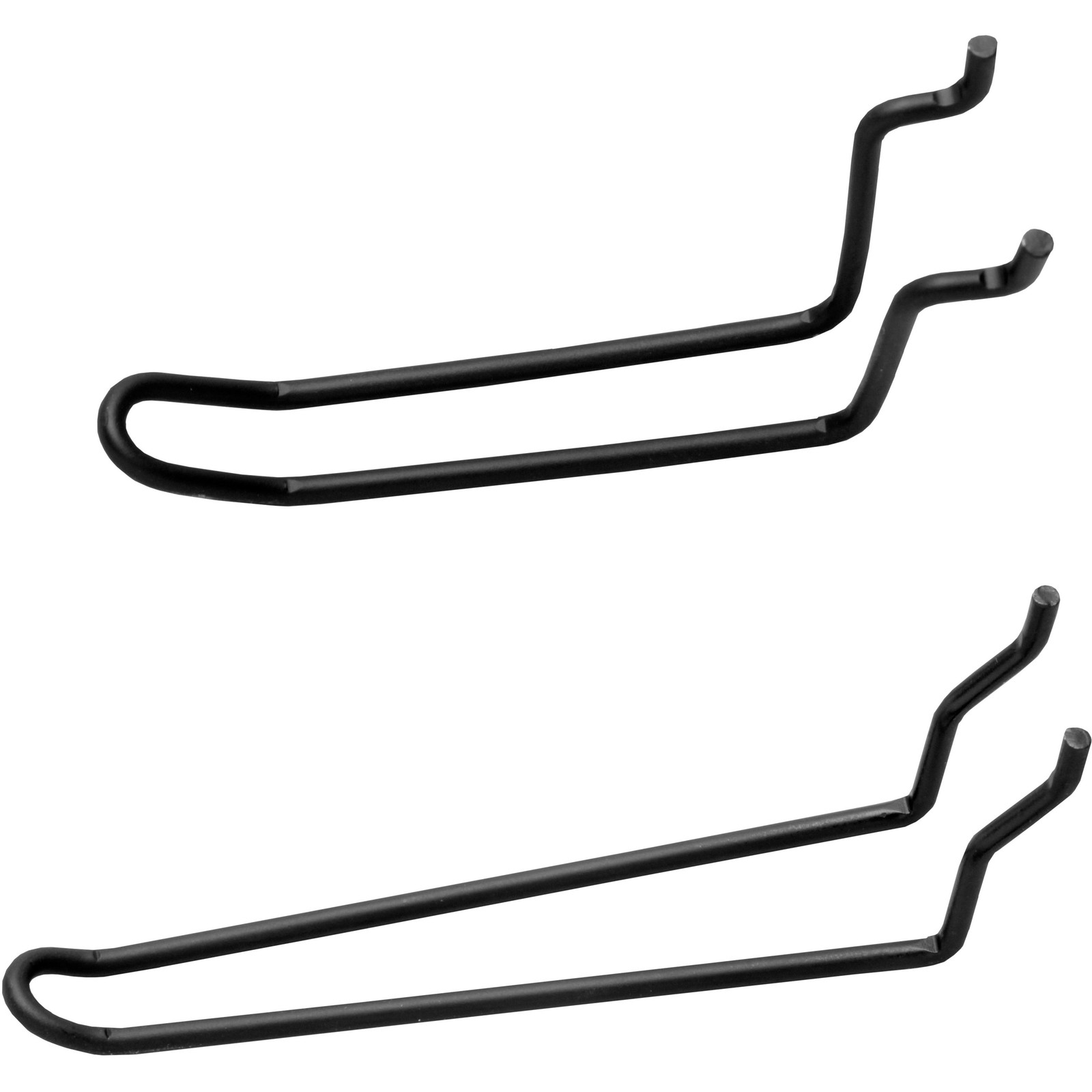 Knape & Vogt 0204-PEG-LH Loop Hook Peg Hook Set 4/pk - Black