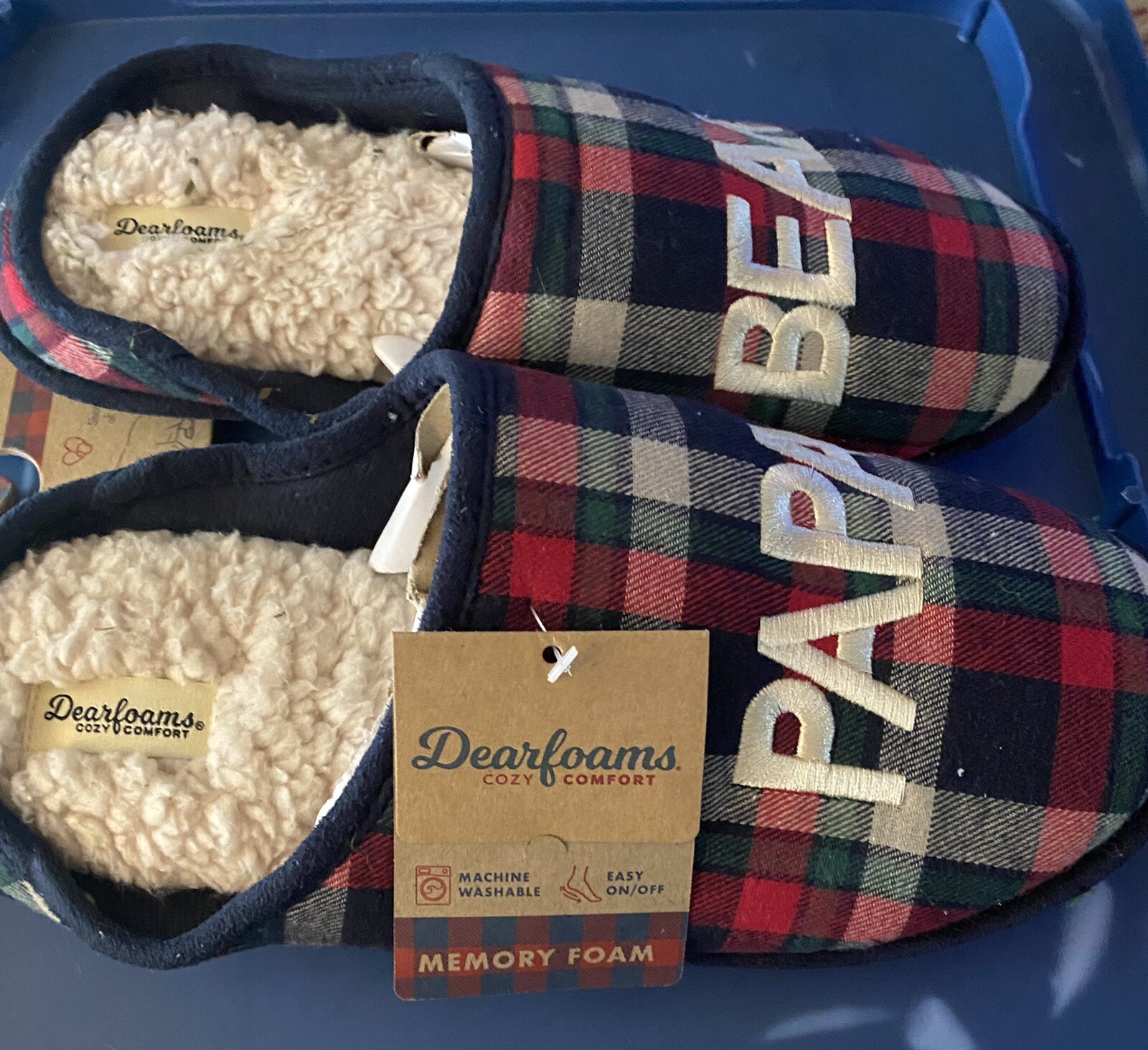 (BRAND NEW) Dearfoam - Papa Bear Clog Slippers (Men's)