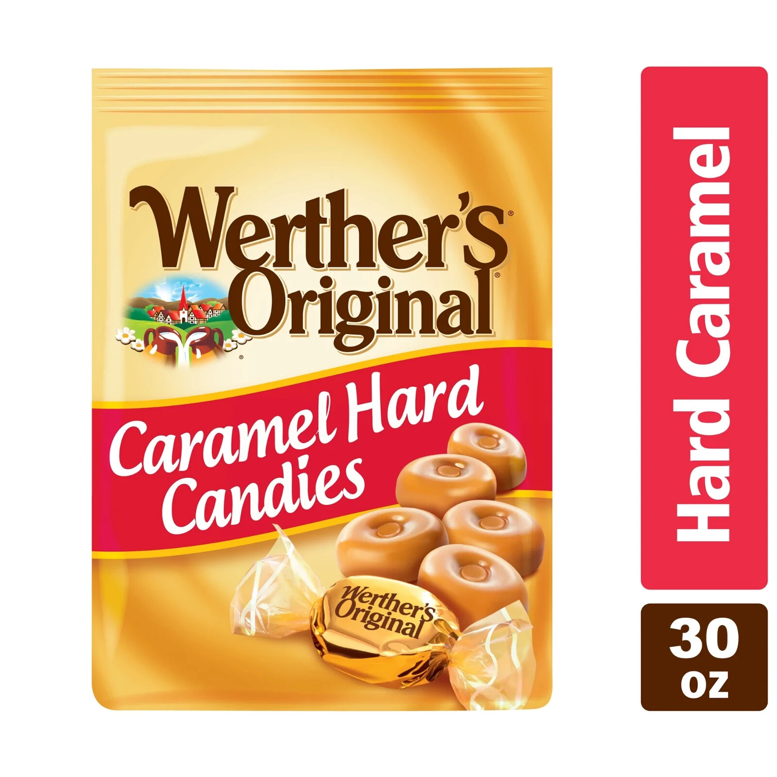 New Werther's Original 30 oz Hard Chewy Caramel Candy