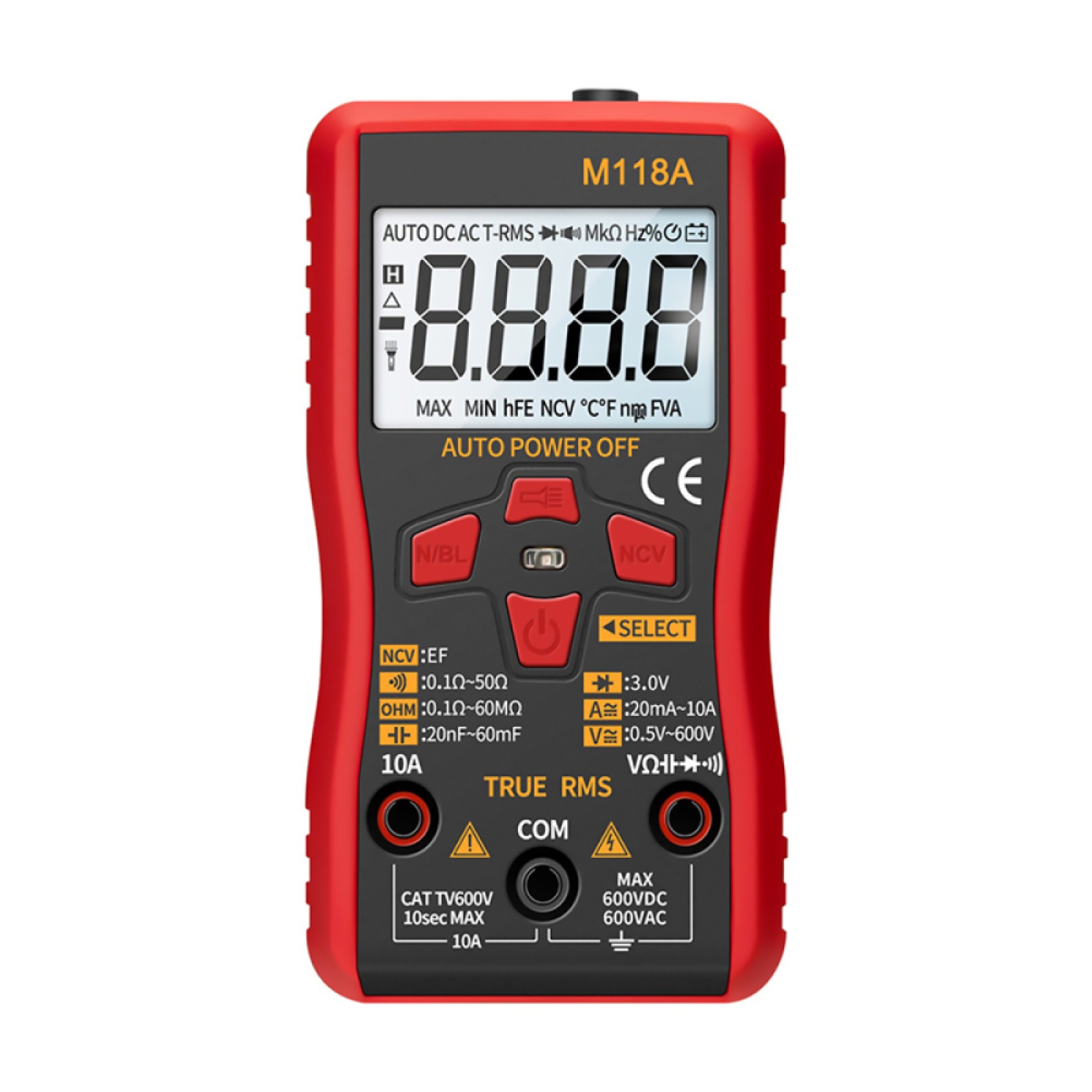 ANENG M118A 6000 Count Multifunktions Digital Multimeter Hand Spannungstester E