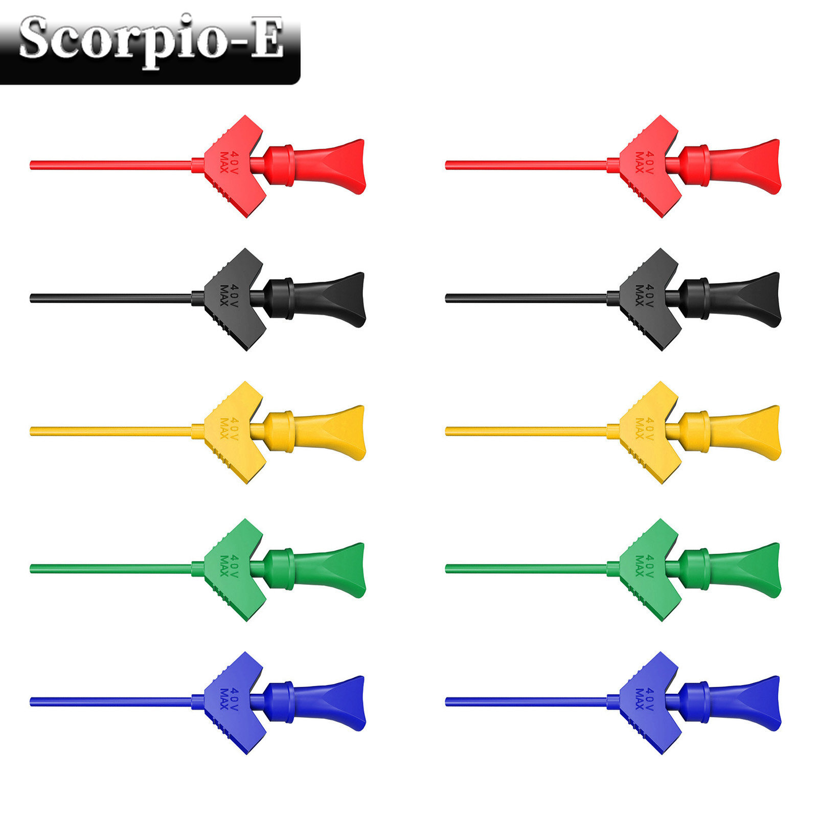 SMD IC Test Hook Clip Mini Grabber Jumper Probe for Logical Analyzer