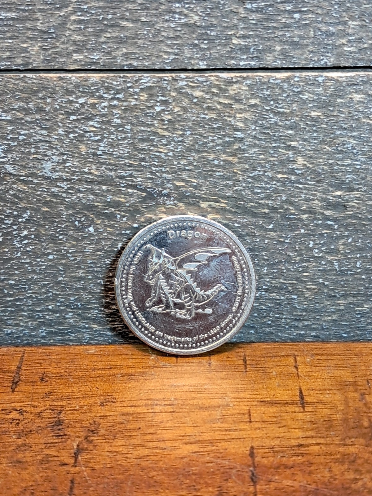 legoland commerative dragon coin