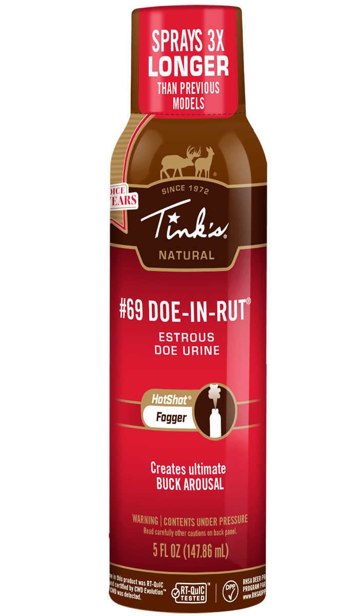 Tinks W5500 #69 Doe-In-Rut Estrous Fogger Deer Attractant Doe In Estrus Scent 5