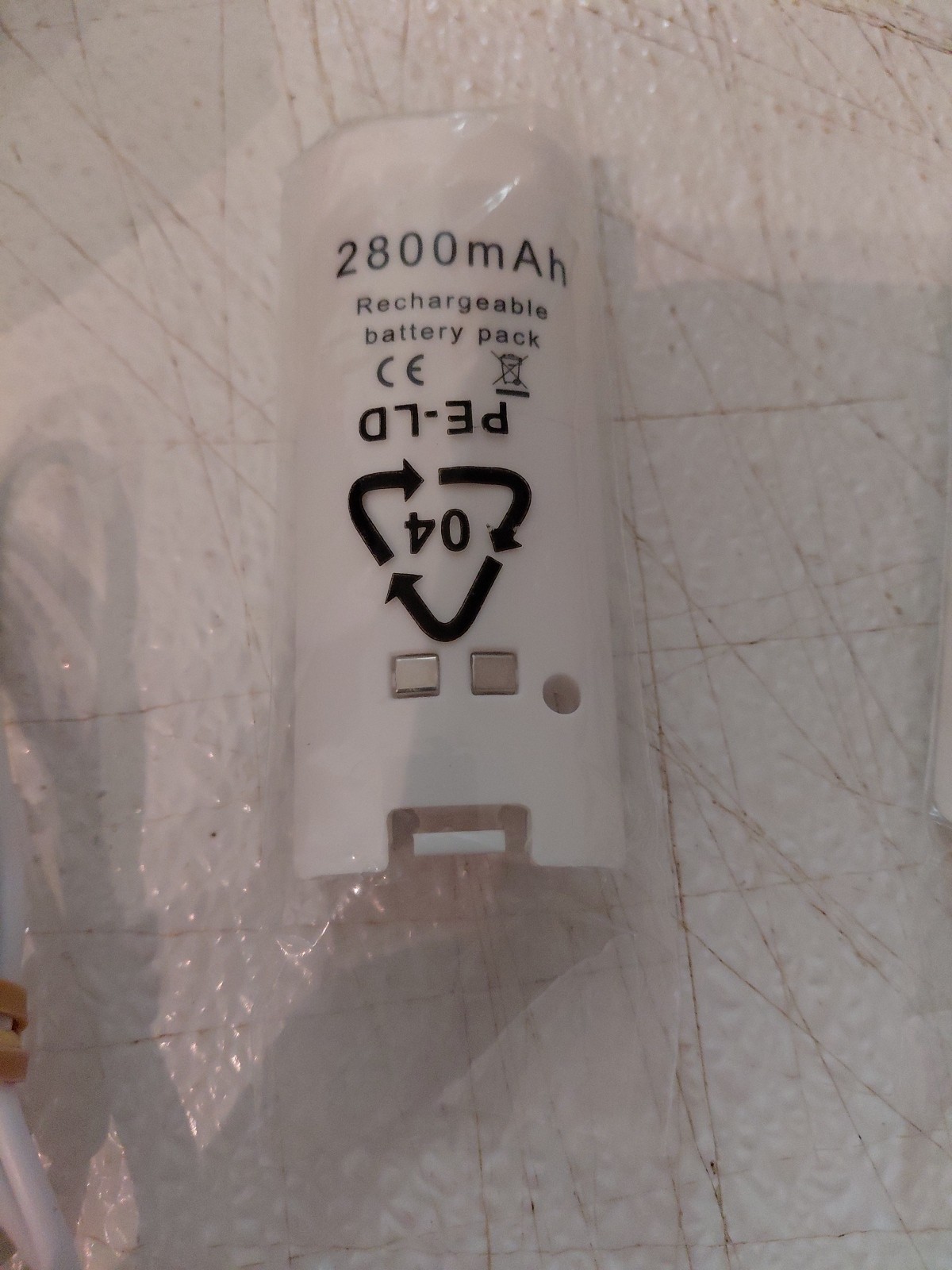 Wii Rechargeable Battery Pack + Usb Cable (Nib)