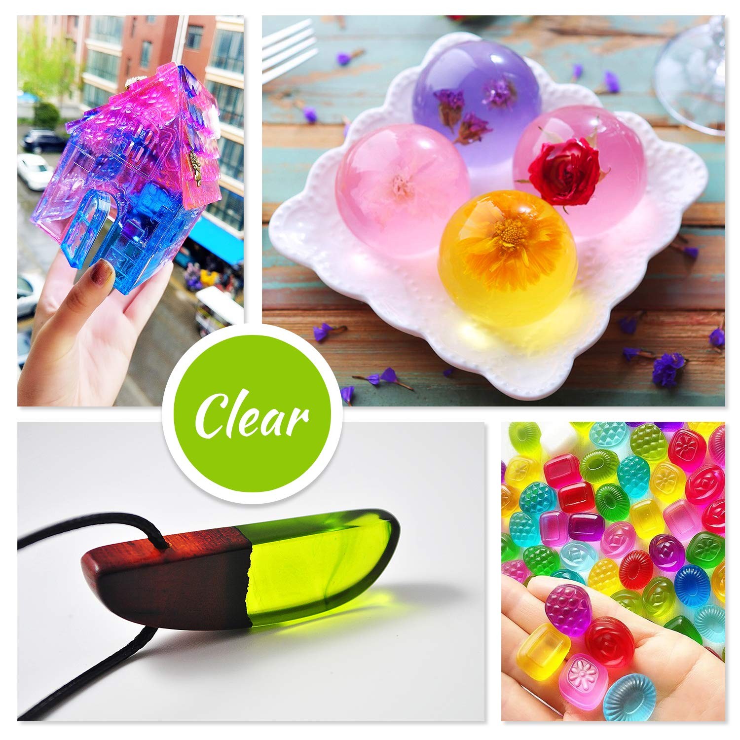 Epoxy Resin Pigment - 15 Color Liquid Dye - Highly Clear,White
